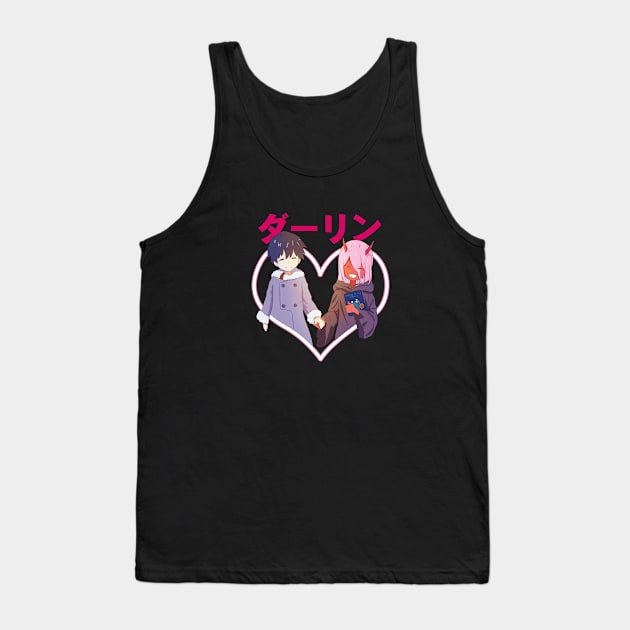 Little Zero Two and Hiro Tank Top by Call me Sunshine